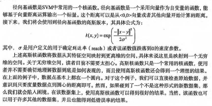 径向基函数的高斯版本