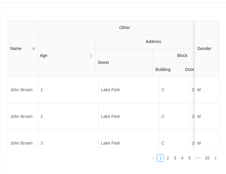 Table 表格 - 图13