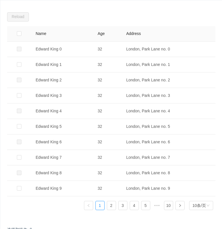 Table表格 - 图2