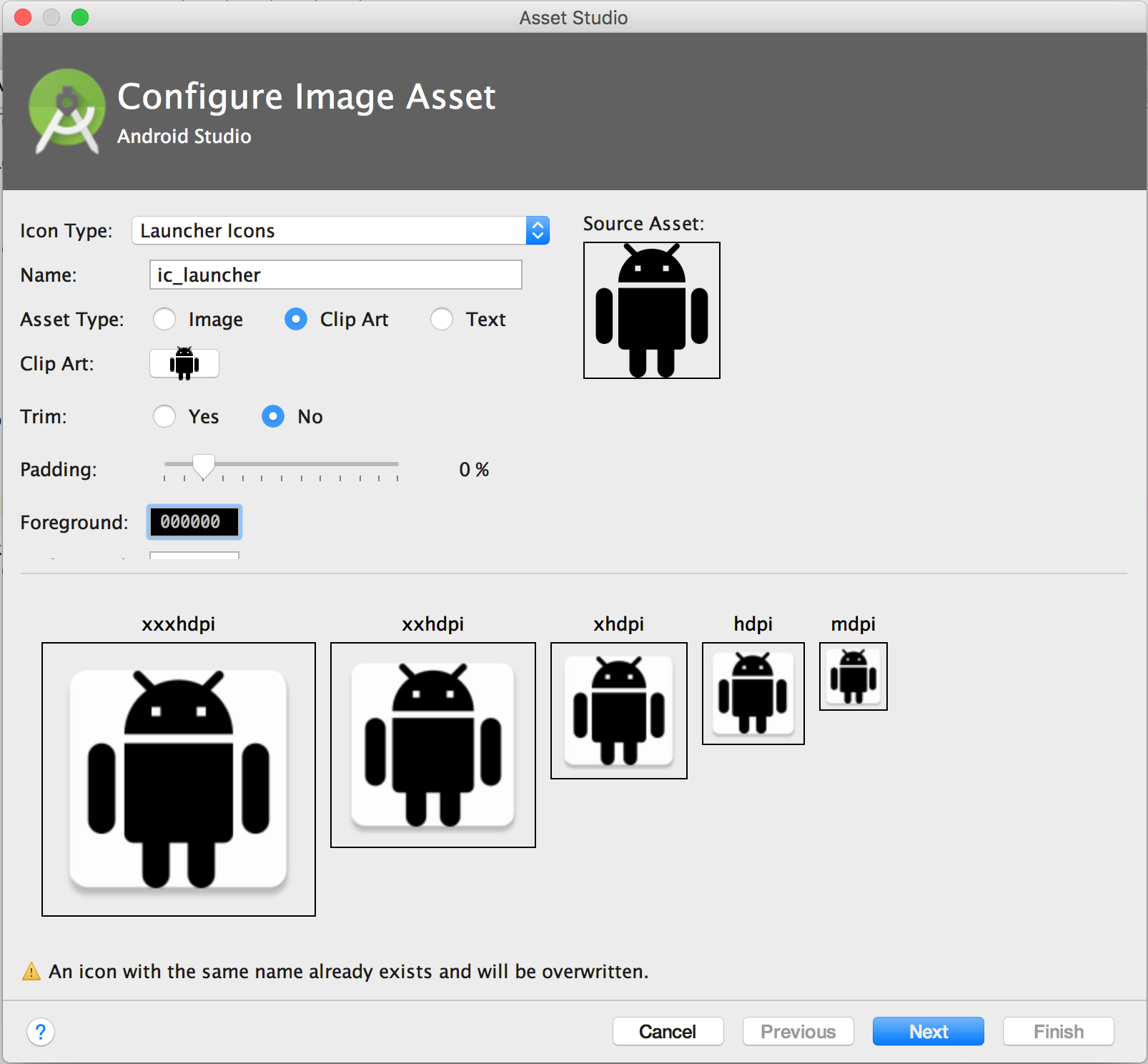 使用 Image Asset Studio 创建应用图标 - 图1