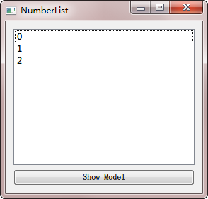 NumberList 示例